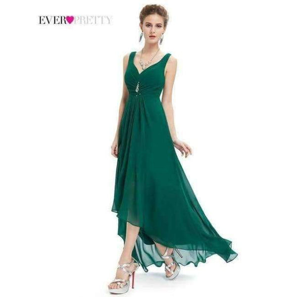 Planet Gates EP09983DG / 4 Evening Dresses Ever-Pretty  Sexy One Shoulder Chiffon Fashion 2018 Fashion Vestidos Evening Dresses