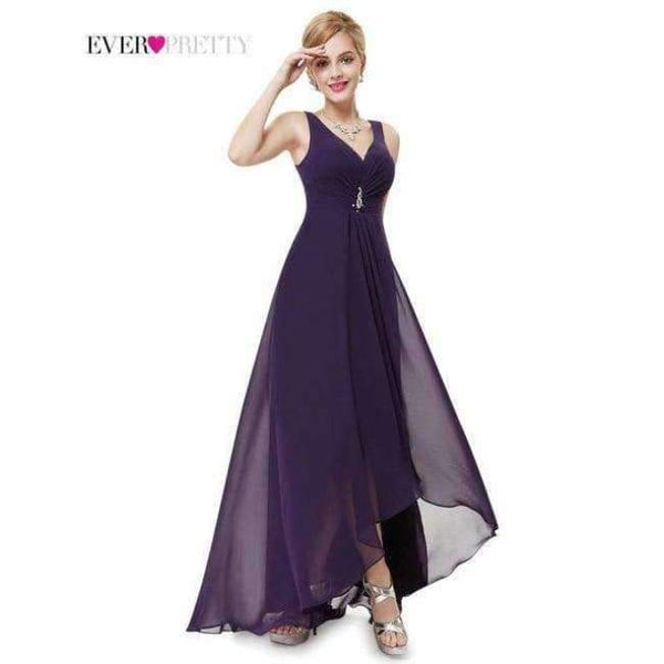 Planet Gates EP09983DP / 4 Evening Dresses Ever-Pretty  Sexy One Shoulder Chiffon Fashion 2018 Fashion Vestidos Evening Dresses