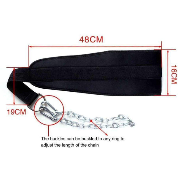 Planet Gates Equipments Dip Belt Weight Lifting Gym Body Waist Strength Training Power Building Dipping Chain Pull Up