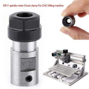 Planet Gates ER11 Collet Chuck Motor Shaft Extension Rod Spindle Collet Lathe Tools Holder Inner 5mm For CNC Milling Machine