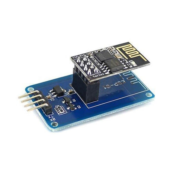 Planet Gates ESP8266 ESP-01 Serial WiFi Wireless Adapter Module 3.3V 5V Esp01 Breakout PCB Adapters Compatible For arduino