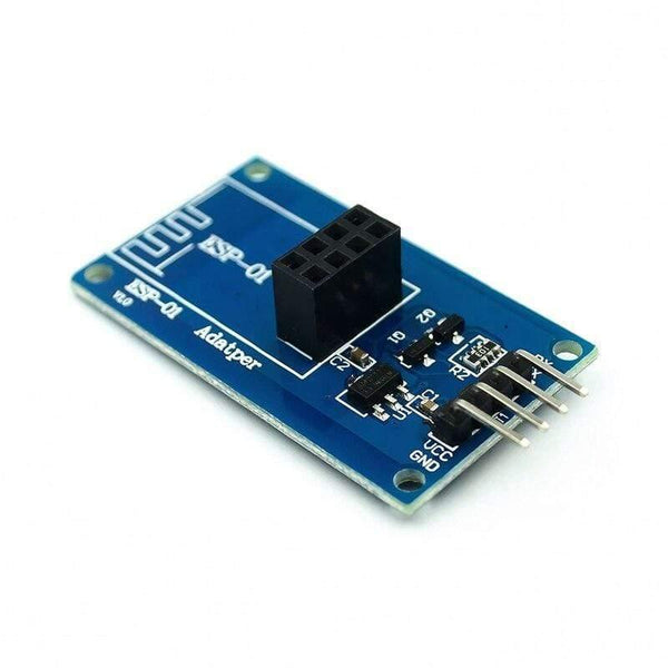 Planet Gates ESP8266 ESP-01 Serial WiFi Wireless Adapter Module 3.3V 5V Esp01 Breakout PCB Adapters Compatible For arduino