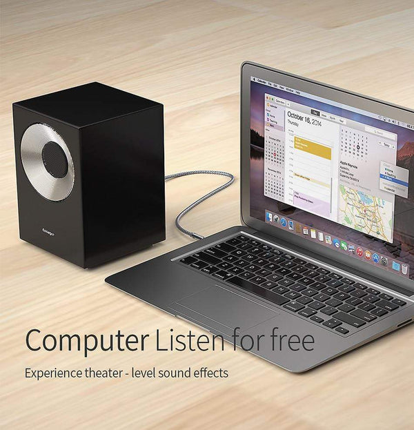 Planet Gates Essager Aux Cable Speaker Wire 3.5mm Jack Audio Cable For Car Headphone Adapter Male Jack to Jack 3.5 mm Cord For Samsung Xiaomi