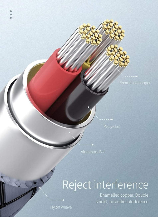 Planet Gates Essager Aux Cable Speaker Wire 3.5mm Jack Audio Cable For Car Headphone Adapter Male Jack to Jack 3.5 mm Cord For Samsung Xiaomi