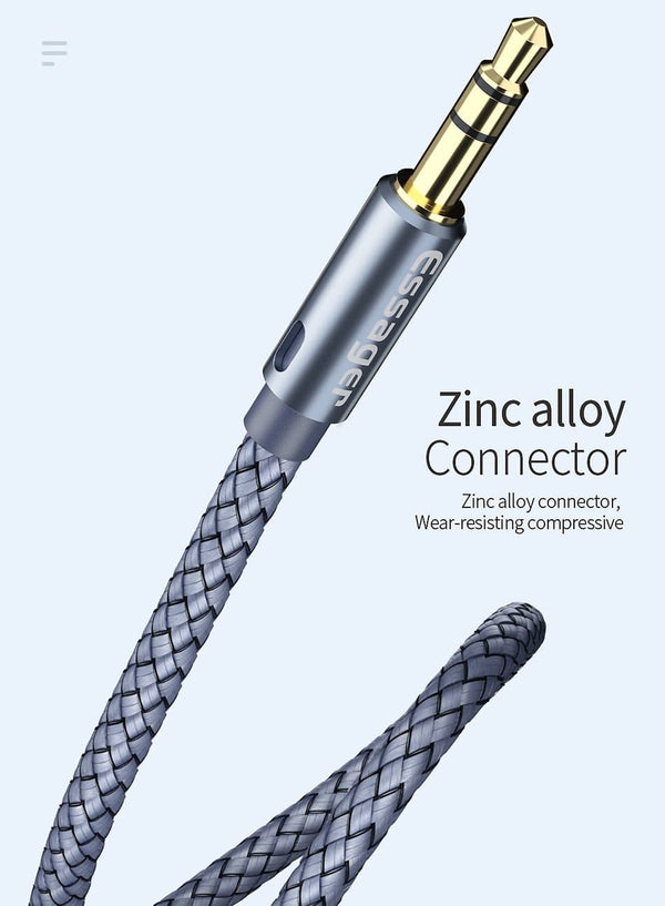 Planet Gates Essager Aux Cable Speaker Wire 3.5mm Jack Audio Cable For Car Headphone Adapter Male Jack to Jack 3.5 mm Cord For Samsung Xiaomi