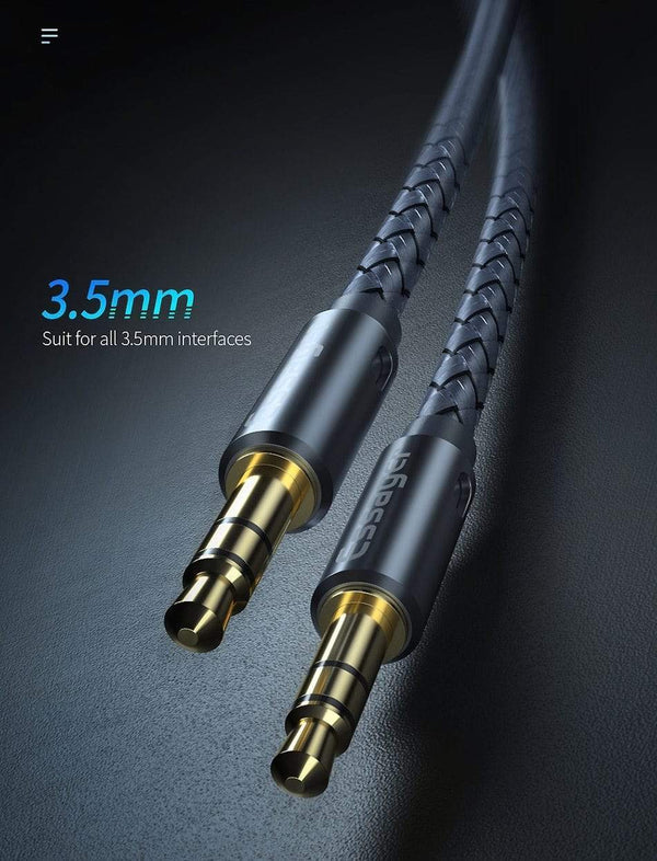 Planet Gates Essager Aux Cable Speaker Wire 3.5mm Jack Audio Cable For Car Headphone Adapter Male Jack to Jack 3.5 mm Cord For Samsung Xiaomi
