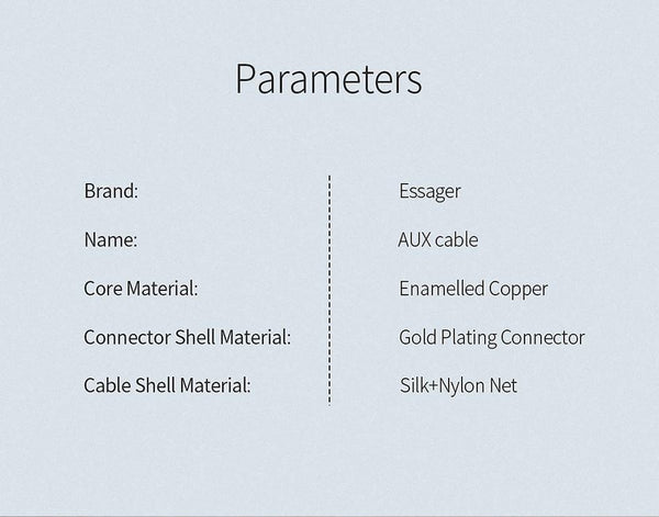 Planet Gates Essager Aux Cable Speaker Wire 3.5mm Jack Audio Cable For Car Headphone Adapter Male Jack to Jack 3.5 mm Cord For Samsung Xiaomi