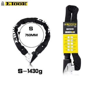 Planet Gates ET555-S Bike Chain Lock Motorcycle Lock Bicycle Accessories Anti 12 Ton Hydraulic Shear Reflective Cloth Swiss Technology Cylinder