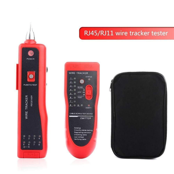 Ethernet LAN Network Cable Tester UTP STP RJ11 RJ45 Cat5 Cat5E Cat6 Telephone Wire Tracker Tracer Toner Detector Line Finder