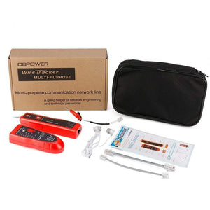 Ethernet LAN Network Cable Tester UTP STP RJ11 RJ45 Cat5 Cat5E Cat6 Telephone Wire Tracker Tracer Toner Detector Line Finder