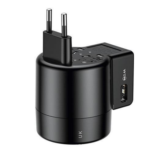Planet Gates EU Baseus Universal USB Travel Charger for Samsung Galaxy S8 S9 Plus Whirl USB AC Powered Travel Portable Phone Charger Adapter