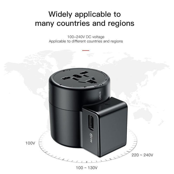 Planet Gates EU Baseus Universal USB Travel Charger for Samsung Galaxy S8 S9 Plus Whirl USB AC Powered Travel Portable Phone Charger Adapter
