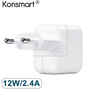 Planet Gates EU Original 12W Portable USB Power Adapter Charger For iPad iPhone x 8 7 6s 2.4A Fast Phone Charger for Xiaomi huawei p20