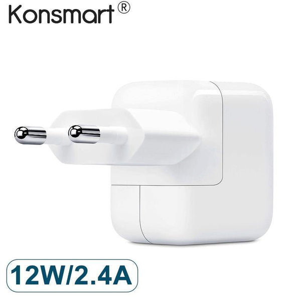 Planet Gates EU Original 12W Portable USB Power Adapter Charger For iPad iPhone x 8 7 6s 2.4A Fast Phone Charger for Xiaomi huawei p20