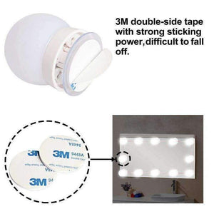 Planet Gates EU Plug / 6 Bulbs / Pure White DGHGF Hollywood Style,LED Vanity Mirror Lights Kit with Dimmable Light Bulbs,Lighting Fixture Strip for Makeup Vanity Table Set