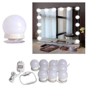 Planet Gates EU Plug / 6 Bulbs / Pure White DGHGF Hollywood Style,LED Vanity Mirror Lights Kit with Dimmable Light Bulbs,Lighting Fixture Strip for Makeup Vanity Table Set