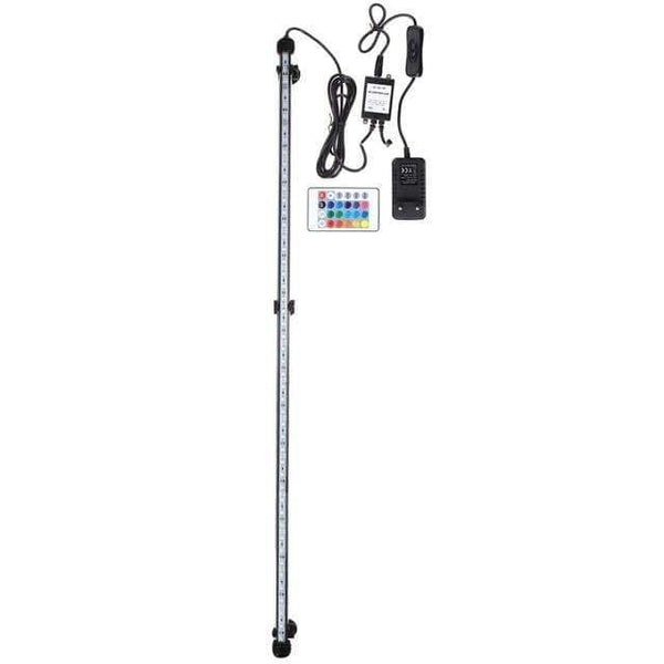 82CM LED Aquarium Fish Tank Light Bar Lamp IP68 Submersible RGB Remote 5050 SMD 110-240V EU/US/UK/AU Plug