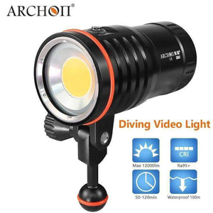 Planet Gates EU Plug ARCHON diving photography light Max 12,000 lumens Positive white lighting diving shooting underwater HD video photo diving light