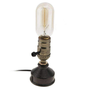 Planet Gates EU Plug Kreativní retro stylová Edisonova žárovka s objímkou 110V-240V 40W a stmívačem pro dekoraci domácího obchodu