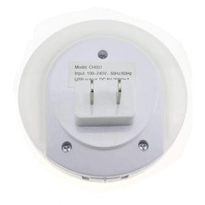 Planet Gates EU plug LED night light sensor 2 USB Charging socket LED 110V 220V 0.5W automatic night lamp intelligence warm white light for bedroom