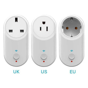 Planet Gates EU Plug QIACHIP UK US EU Plug WiFi Smart Home Socket App Control Home Electrical Appliances Work With Amazon Alexa Google Home Timer