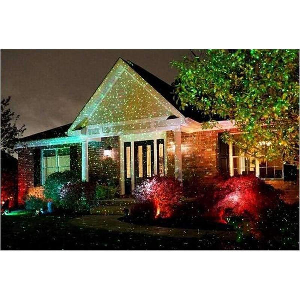Planet Gates EU Plug Red Green Holiday Light Christmas Laser Projector Lamp Outdoor LED Tree Light Xmas Lawn Garden Star Sky Laser Shower Lighting