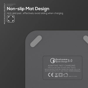 Planet Gates EU TOPK 8-Port 50W Quick Charge 3.0 USB Charger for iPhone Samsung Xiaomi Huawei EU US UK AU Plug Desktop Fast Phone Charger