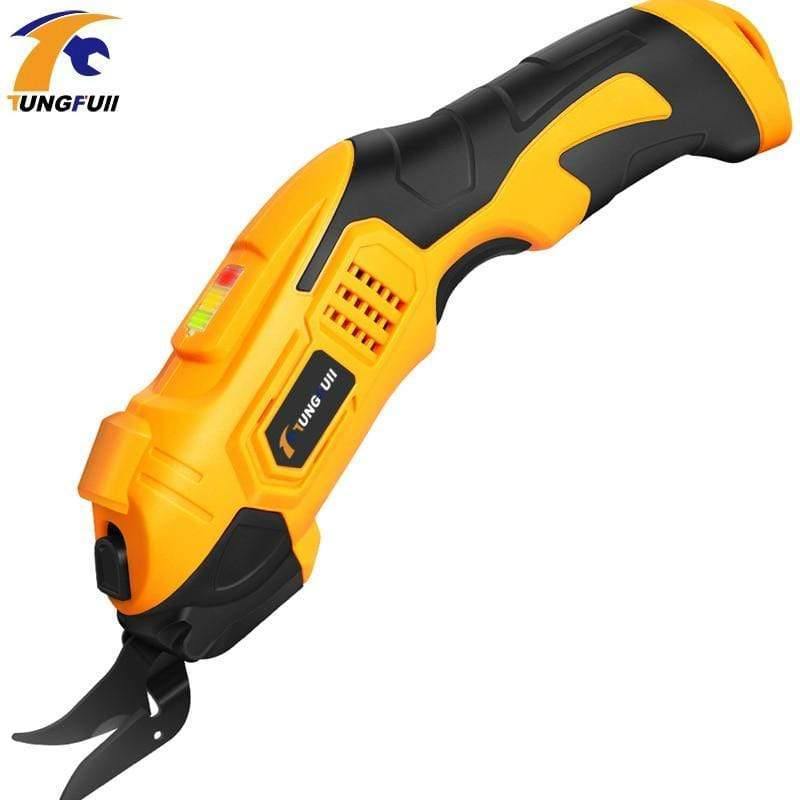 Planet Gates EU/US Electric Cordless Scissors Multipurpose 110V-220V Fabric Leather Cloth Cutting Chargeable Fabric Sewing Handheld Scissors