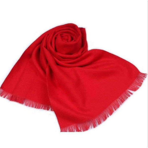 Planet Gates European style Luxury men's scarf Red business casual thick wool scarves imitation cashmere scarves Wrap Warm brushed men 180cm