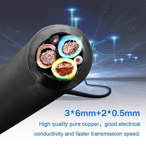 Planet Gates EV Charger Electric Car Adapter EVSE Charging Cable Type2 Inlet to Type1 Plug Flexible 32A 1 Phase For Chevrolet, Fiat 500e..