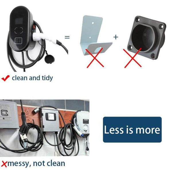 Planet Gates EV Charger Electric Vehicle Charging Station EVSE Wallbox with Type 2 Cable16A 3Phase IEC 62196-2