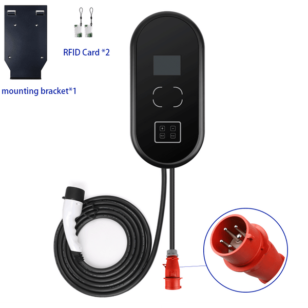 Planet Gates EV Charger Electric Vehicle Charging Station EVSE Wallbox with Type 2 Cable16A 3Phase IEC 62196-2