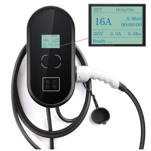 Planet Gates EV Charger Electric Vehicle Charging Station EVSE Wallbox with Type 2 Cable16A 3Phase IEC 62196-2