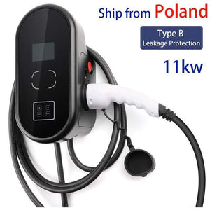 Planet Gates EV Charger Electric Vehicle Charging Station EVSE Wallbox with Type 2 Cable16A 3Phase IEC 62196-2