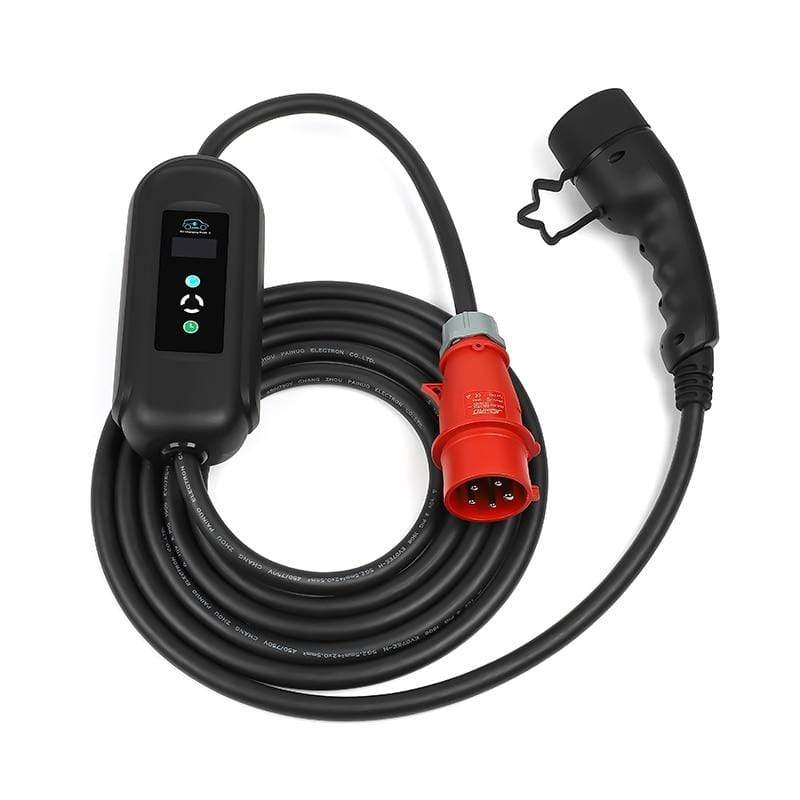 Planet Gates EV Charger Type 2 11kw Fast Charging Replaceable Exchangeable Plug 3 Phase EVSE Portable Chademo