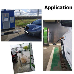 Planet Gates EV Charger Type 2 32A Type 2 to Type 2 EV Charging Cable With 5M Spiral Cable Mennekes Type 2 for Electric Vehicle Car EVSE 22KW