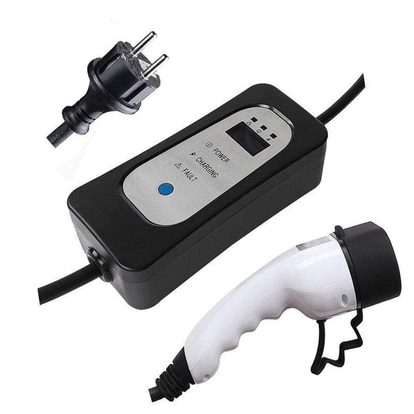 Planet Gates EV Charger Type 2  for Electric Car Schuko 5 Meters ev charging Cable Portable Charger 8A/10A/13A/16A Adjustable