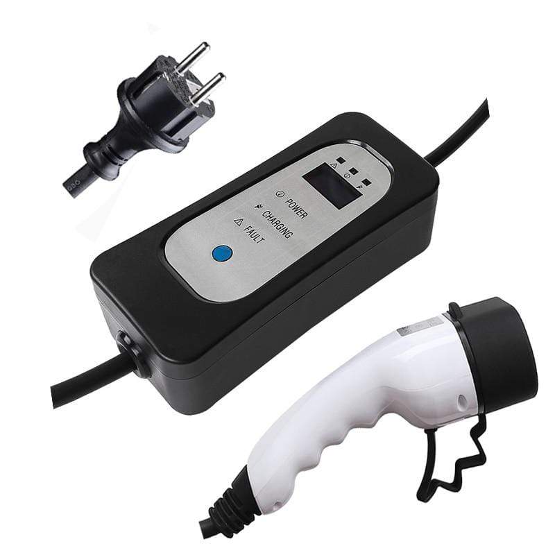 Planet Gates EV Charger Type 2  for Electric Car Schuko 5 Meters ev charging Cable Portable Charger 8A/10A/13A/16A Adjustable