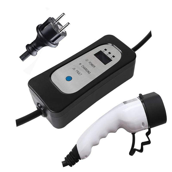 Planet Gates EV Charger Type 2  for Electric Car Schuko 5 Meters ev charging Cable Portable Charger 8A/10A/13A/16A Adjustable