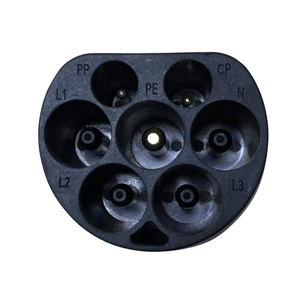 Planet Gates EV charger type 2 plug connector EVSE electric vehicle male side AC charging 16A 32A three-phase single-phase