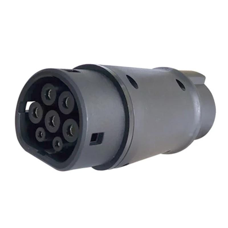 Planet Gates EV Charging Adapter Barrel 32A EV Charger Connector Type 1 to Type 2 SAEJ1772 to IEC62196