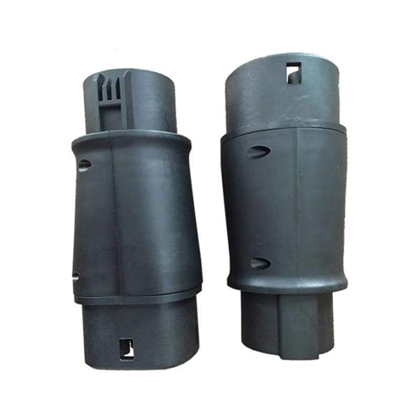 Planet Gates EV Charging Adapter Barrel 32A EV Charger Connector Type 1 to Type 2 SAEJ1772 to IEC62196