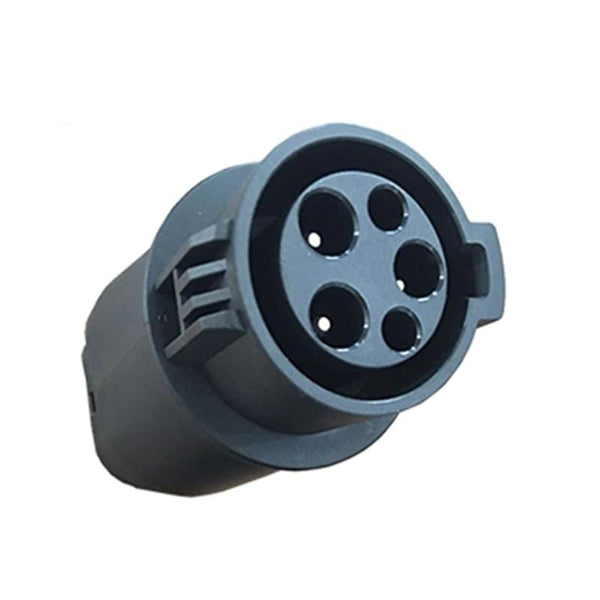 Planet Gates EV Charging Adapter Barrel 32A EV Charger Connector Type 1 to Type 2 SAEJ1772 to IEC62196