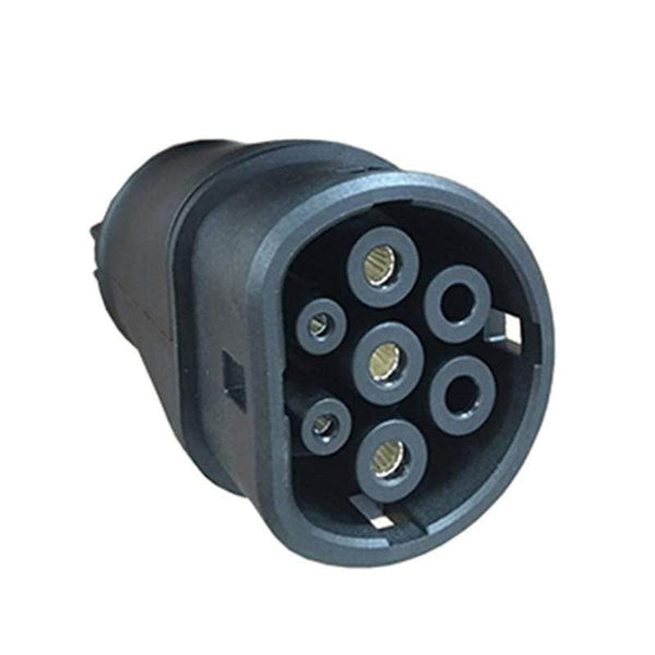 Planet Gates EV Charging Adapter Barrel 32A EV Charger Connector Type 1 to Type 2 SAEJ1772 to IEC62196