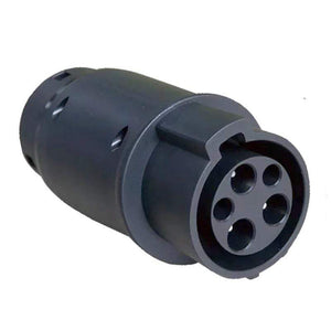 Planet Gates EV Charging Adapter Barrel 32A EV Charger Connector Type 1 to Type 2 SAEJ1772 to IEC62196