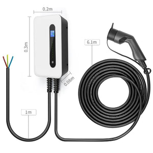 Planet Gates EV Charging Station 16A Type 2 Electric Vehicle Car Charger EVSE Wallbox Charging Cable IEC 62196-2 Level 2 Charger 3.6KW