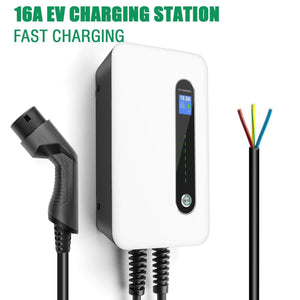 Planet Gates EV Charging Station 16A Type 2 Electric Vehicle Car Charger EVSE Wallbox Charging Cable IEC 62196-2 Level 2 Charger 3.6KW