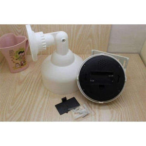 Planet Gates Eva2king outdoor CCTV Fake Simulation Dummy Camera Flashing LED Light Fake Camera Home Surveillance Security Dome White monitor