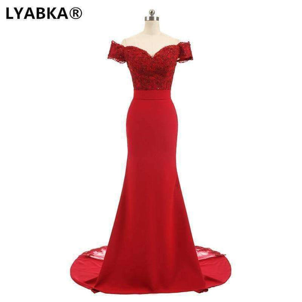 Planet Gates Evening Dress  Design Sweetheart Mermaid Prom Dress Satin With Appliques Evening Dresses Long Robe De Soiree