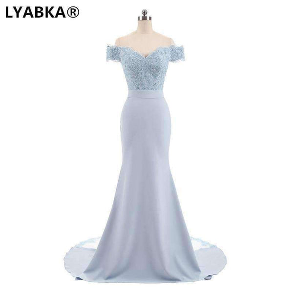 Planet Gates Evening Dress  Design Sweetheart Mermaid Prom Dress Satin With Appliques Evening Dresses Long Robe De Soiree